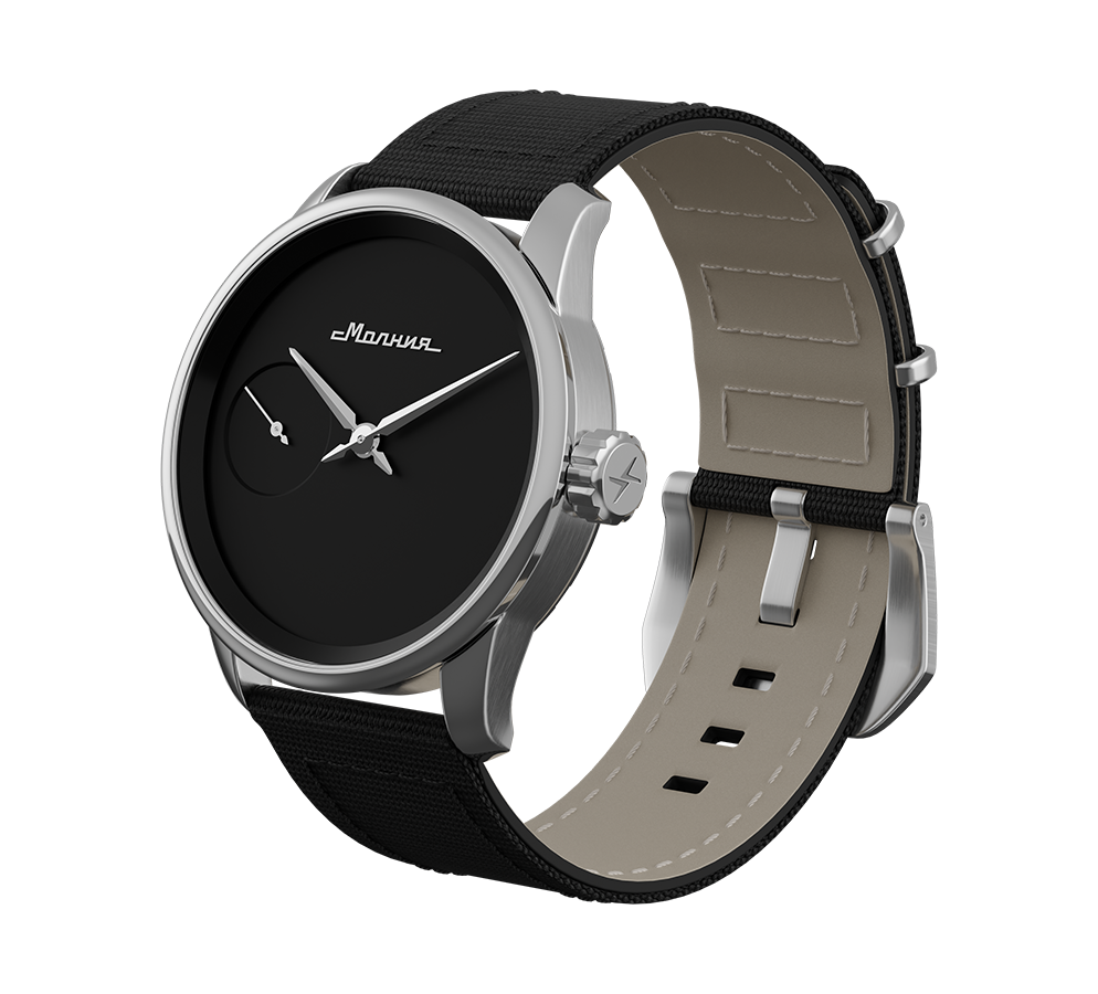 Energy, black, nylon, buckle-clasp.
