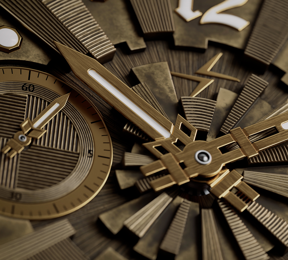Arkaim TCB 3603 43 mm manual winding