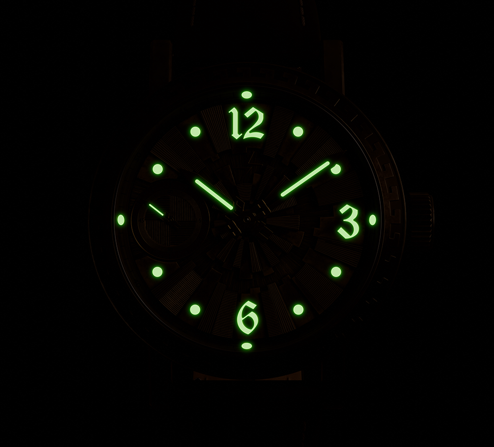 Arkaim TCB 3603 43 mm manual winding