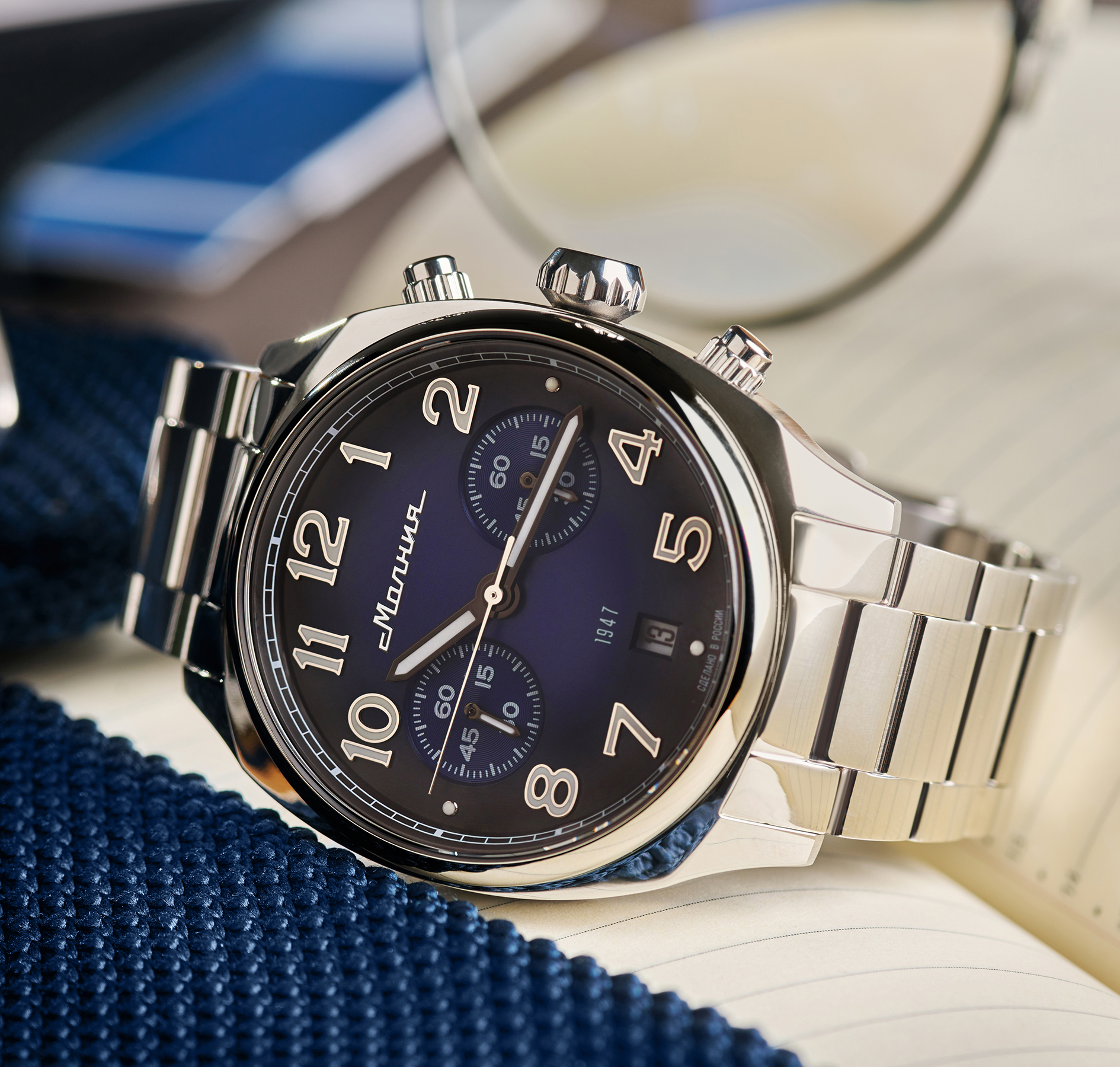 Evolution 42 мм кварц хронограф