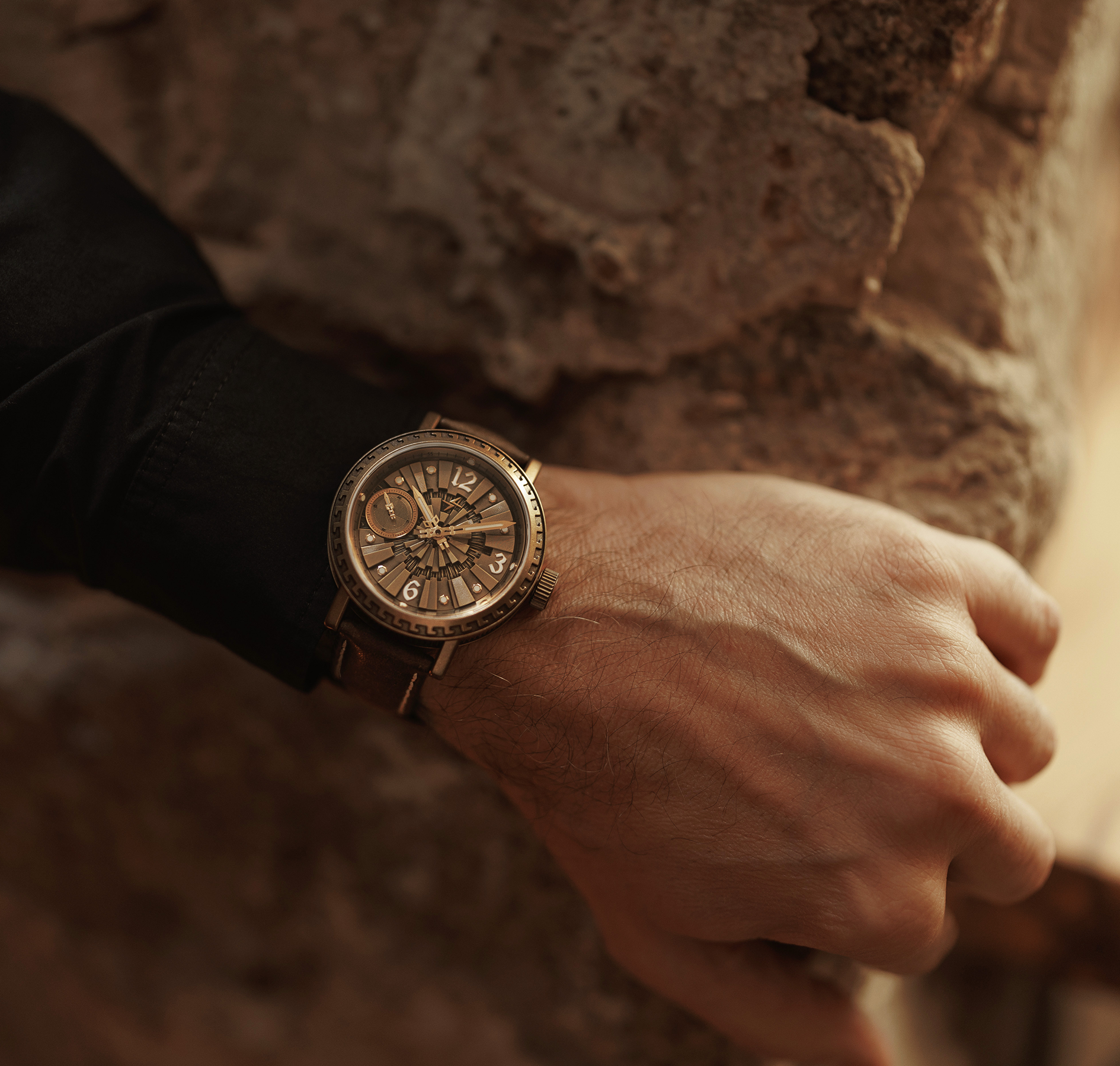 Arkaim TCB 3603 43 mm manual winding