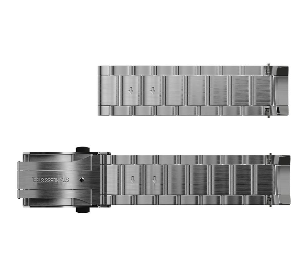 Pulsera Berkut de acero inoxidable con eslabón terminal, 20 mm
