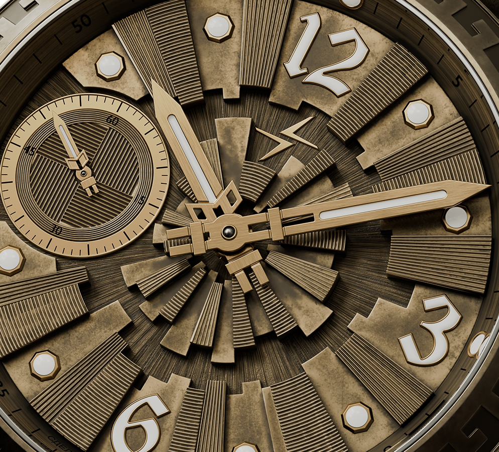 Arkaim TCB 3603 43 mm manual winding