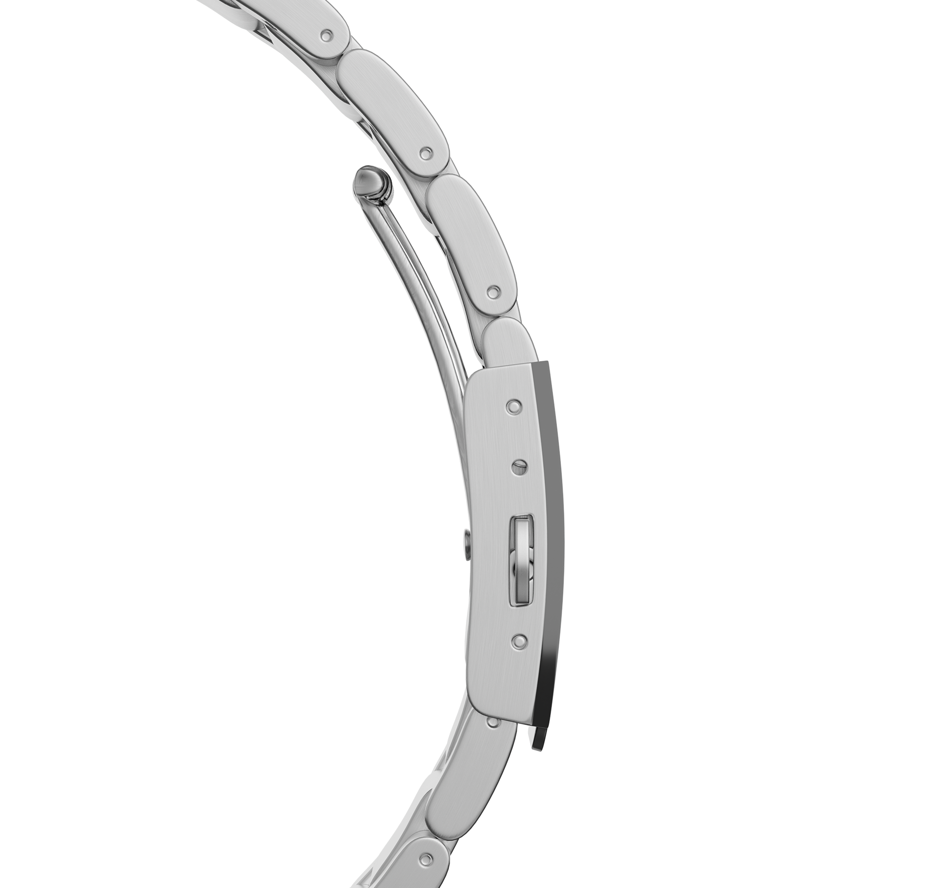 Stainless steel bracelet with end link, large links, 20 mm Grand