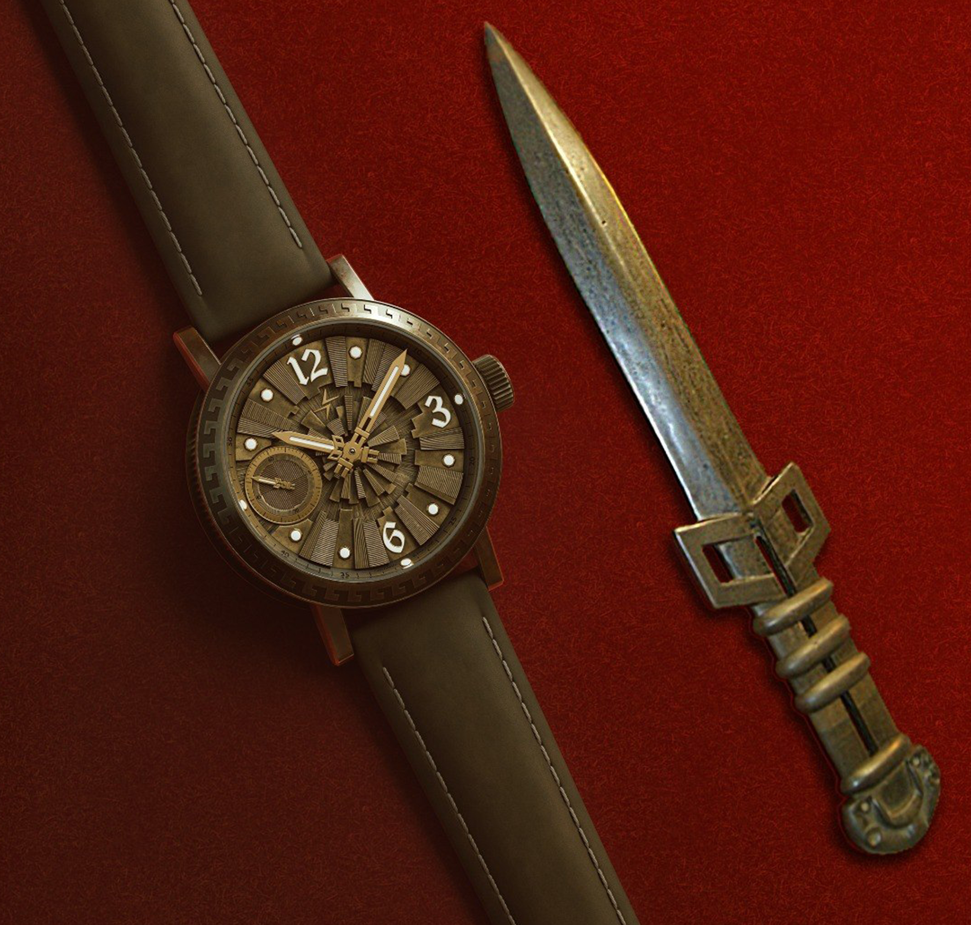 Arkaim TCB 3603 43 mm manual winding