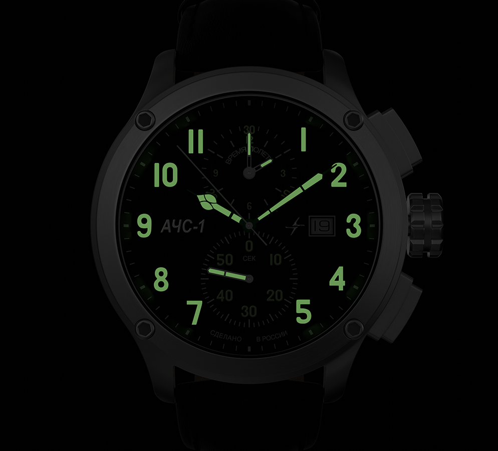 ACS-1 3520.D 44mm 石英机芯 磨砂绿色
