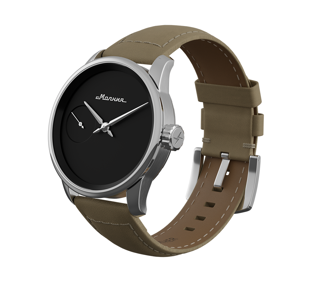 Cuero nobuck beige, sistema de cambio rápido, hebilla