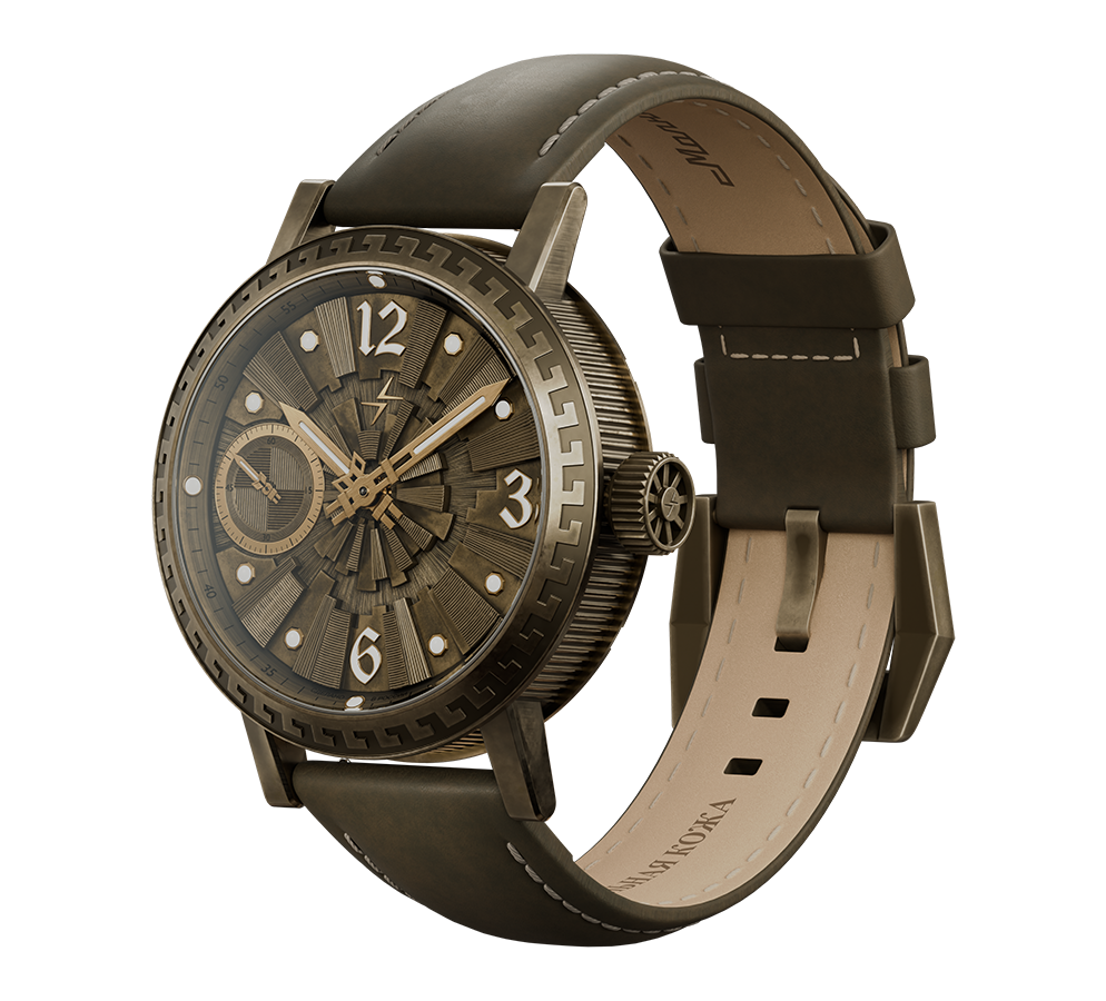 Arkaim TCB 3603 43 mm manual winding