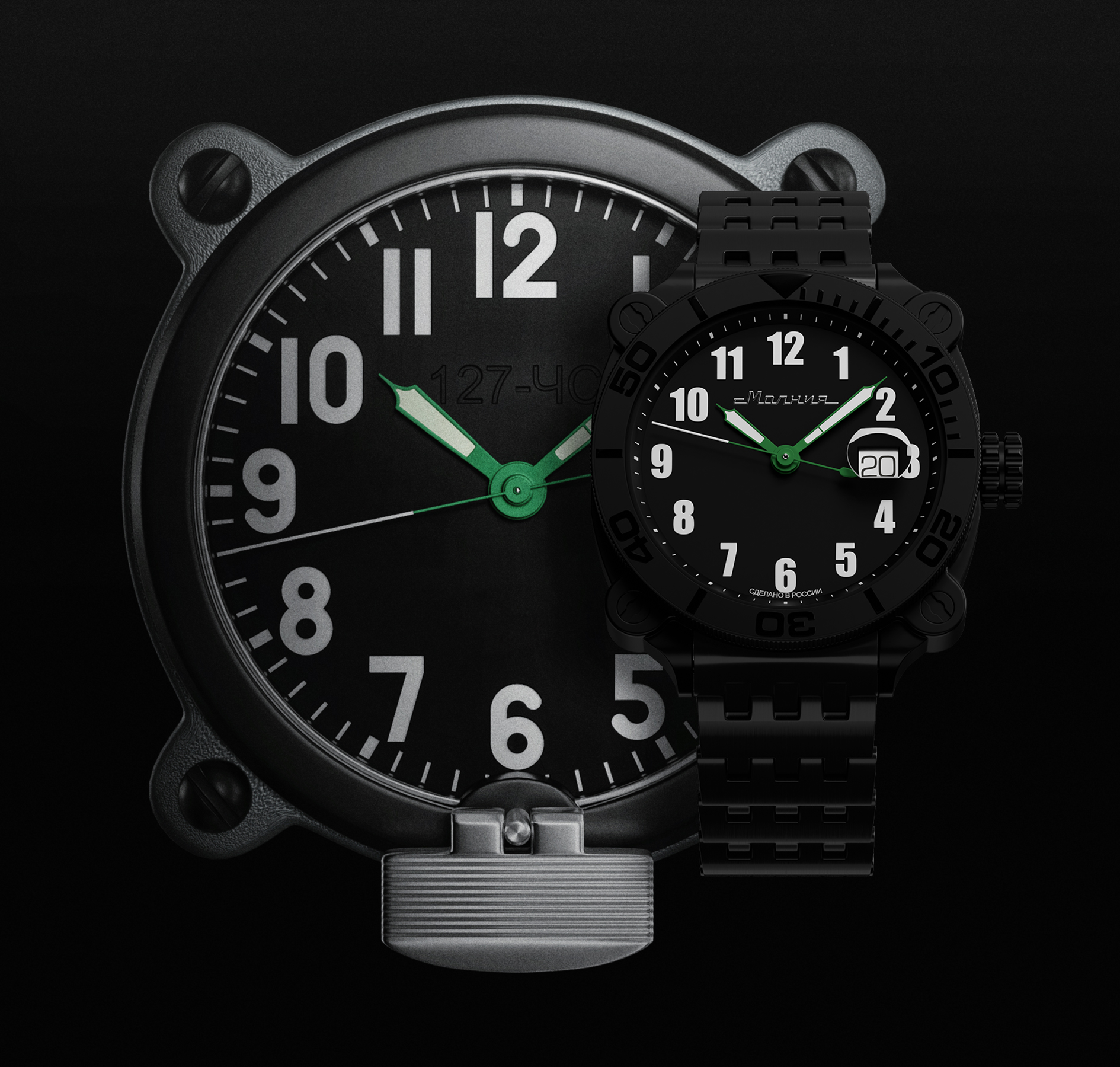 Tank 8215, 42 mm, automatic winding