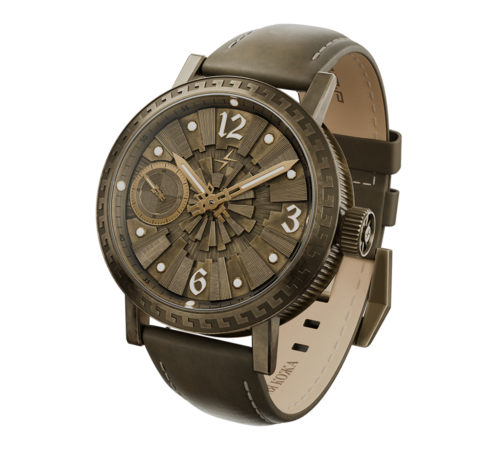 Arkaim TCB 3603 43 mm manual winding