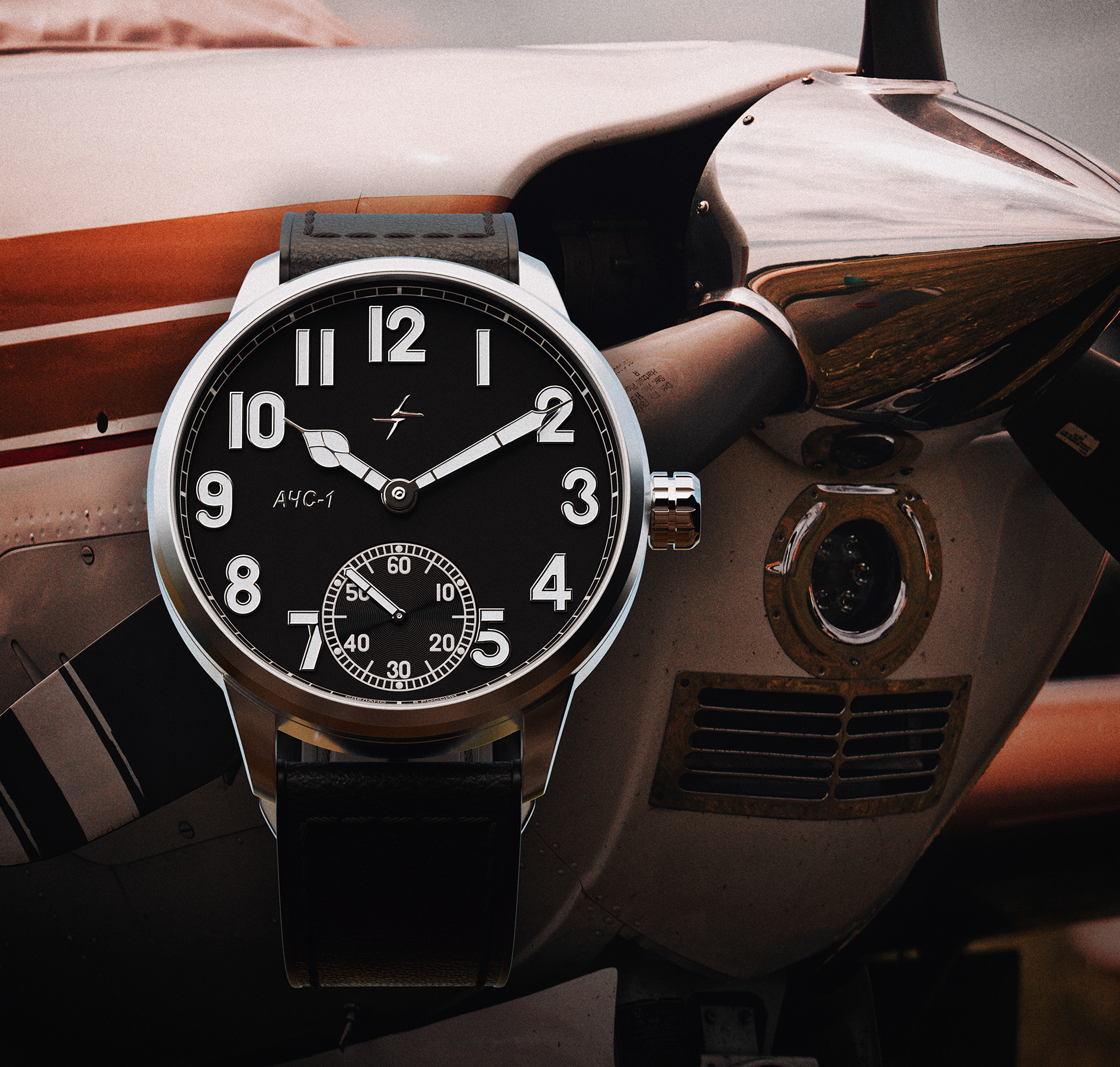 AChS PILOT 3603S 42 mm cuerda manual