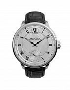 Reloj con correa de cuero