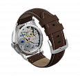 Brown nubuck genuine leather strap, quick-change system, military buckle (1)