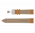 Genuine leather, steel coloured butterfly clasp (1)