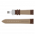 Genuine leather, steel coloured butterfly clasp (1)