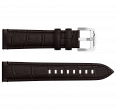 Embossed genuine leather, brown, buckle clasp (1)