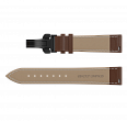 Genuine leather, black coloured butterfly clasp (1)