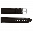 Dark brown nubuck genuine leather strap, quick-change system, military buckle (1)
