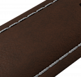 Brown nubuck genuine leather strap, quick-change system, military buckle (1)