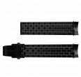 Black stainless steel bracelet with end link (1)