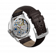 Embossed genuine leather, brown, buckle clasp (1)