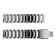 Stainless steel bracelet with end link, large links, 20 mm Grand (1)