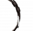 Embossed genuine leather, brown, buckle clasp (1)