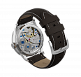 Dark brown nubuck genuine leather strap, quick-change system, military buckle (1)