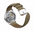 Cuero nobuck beige, sistema de cambio rápido, hebilla (1)