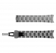 Pearl Bracelet 18 mm stainless steel, large links, "steel" color (1)