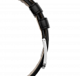 Genuine leather, black, buckle clasp (1)