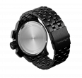 Black stainless steel bracelet with end link (1)