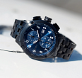 AChS-1 3520.D 44 mm quartz chronograph blue matt (1)
